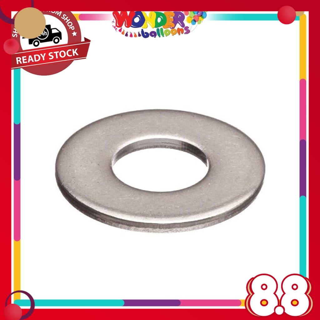 SHIP IN 24HRS 10 pc Helium Balloon Weight Ring Chrome SHIP IN 24HRS 10 pc Helium Balloon Weight Ring Chrome