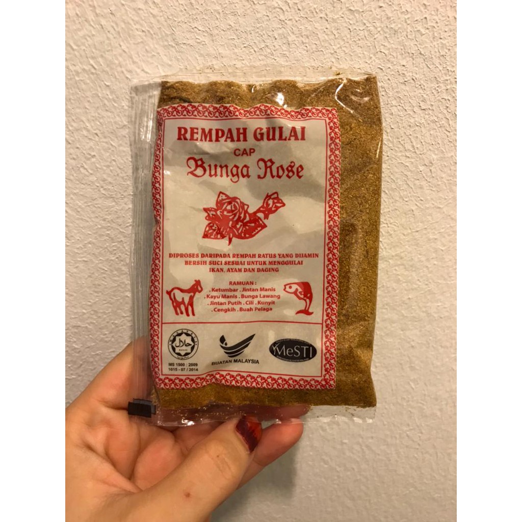 Buy [Ready Stock] Rempah Gulai Cap Bunga Rose  SeeTracker Malaysia