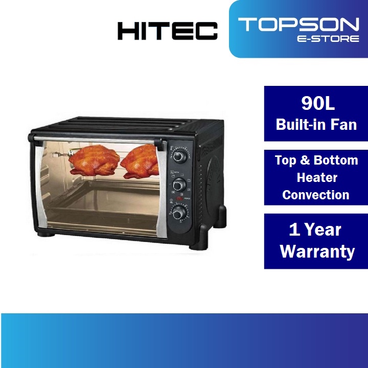 Hitec 90L Electric Oven with Convection Grill Baking Function built in Fan HTO9001 Similar to