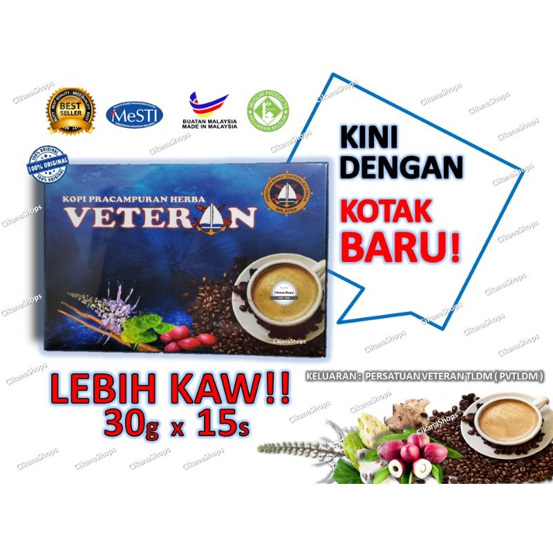 Kopi Veteran TLDM Kotak (15 Sachets x 30g)