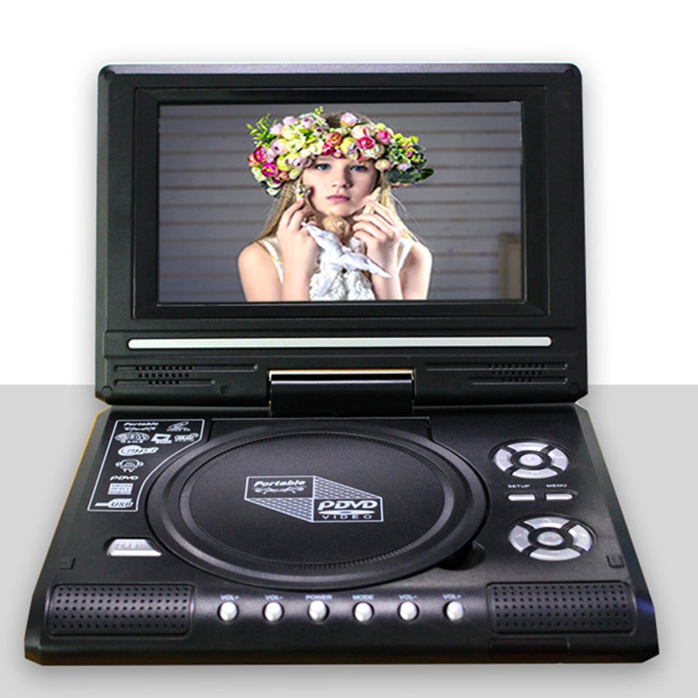 7 8 Inch Portable Dvd Player Lcd Display 270 Rotary Game Analog Tv Usb