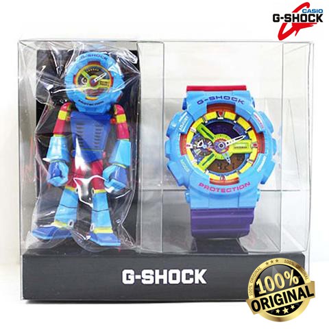 Casio G-Shock GA-110F-2DR with figure Shiro Nakano 