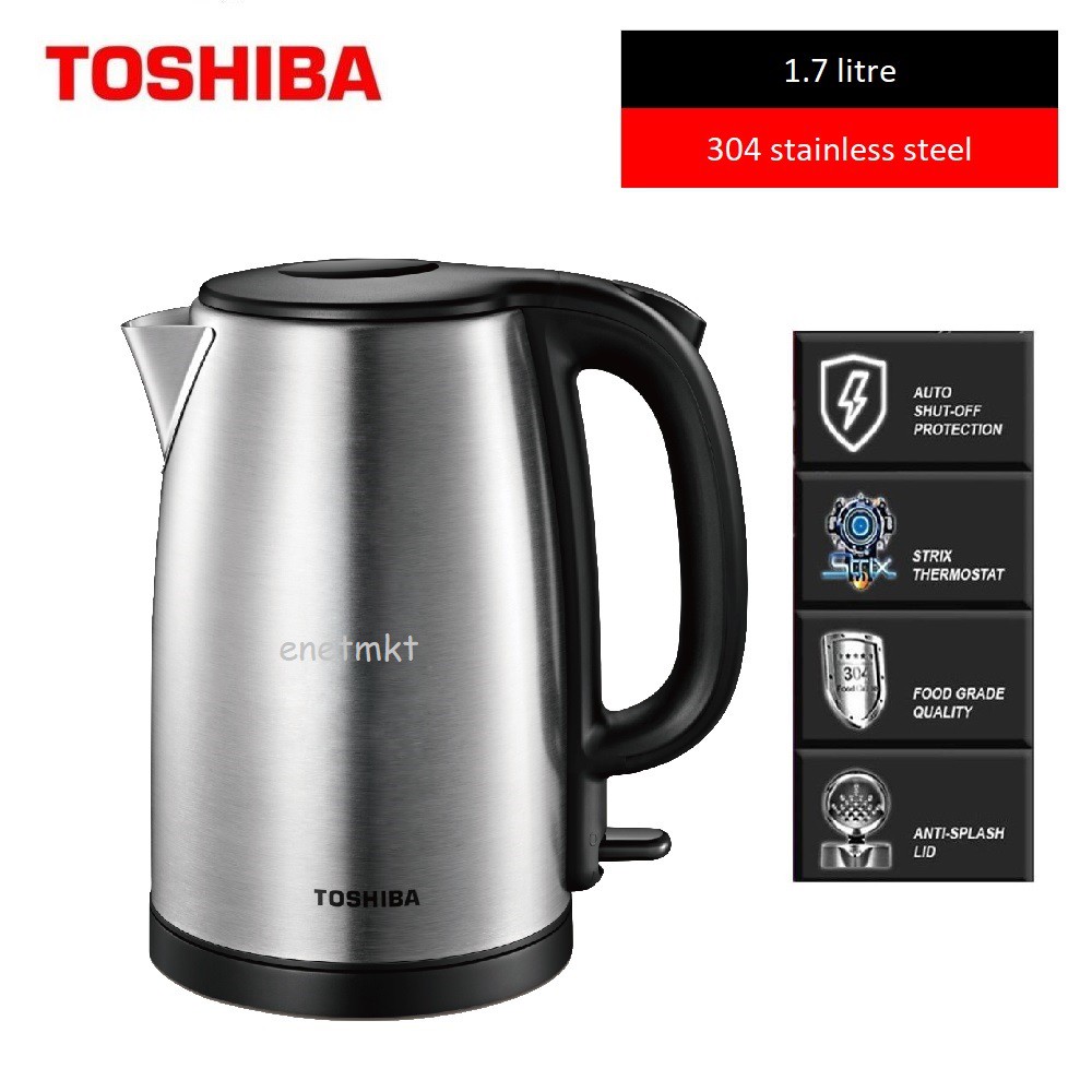 Toshiba KT17SH1NMY Stainless Steel Electric Jug Kettle 1.7L Shopee Malaysia