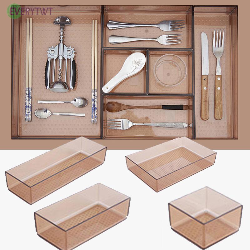 READY STOCK EVERY🔥🔥Kitchen Restaurant Plastic Cutlery Utensils Tray