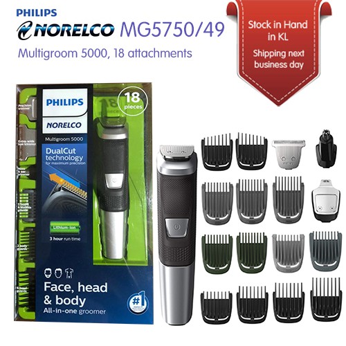 philips norelco mg5750 attachments