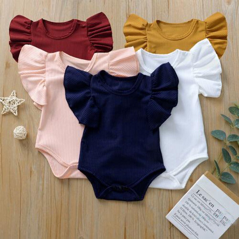 ✨ Kimi ๑ Newborn Baby Girl Romper Baby romper Baju baby girl Jumpsuit Bodysuit Clothes Outfit Baby Clothing One Piece For 0-18 Months