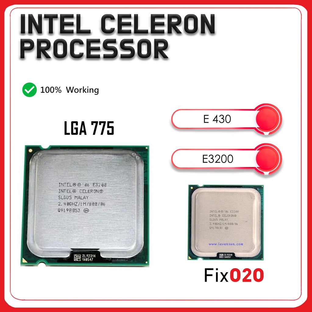 [Ready Stock] Intel CELERON Processor CPU Desktop/CELERON E3200/CELERON ...