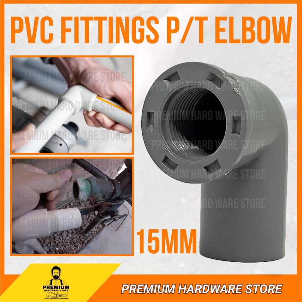 PVC FITTINGS P/T ELBOW | Shopee Malaysia