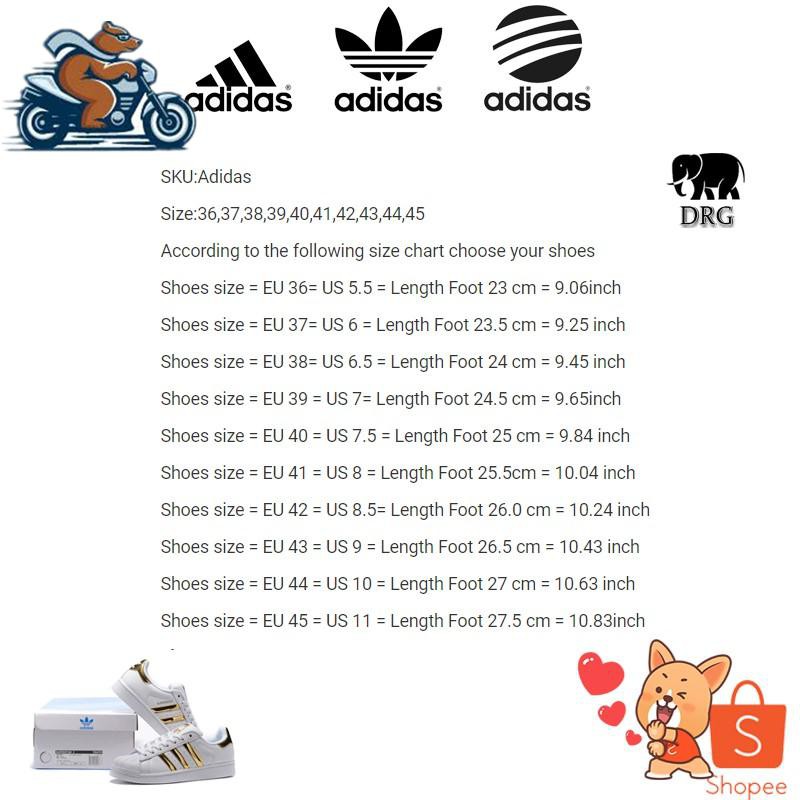 adidas size 10 in cm
