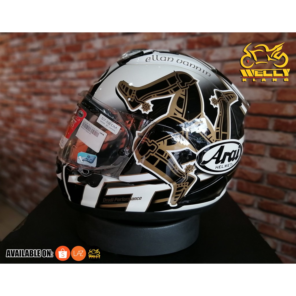 Helmet Arai RX 7X TT IOM 2017 Full Face | Shopee Malaysia