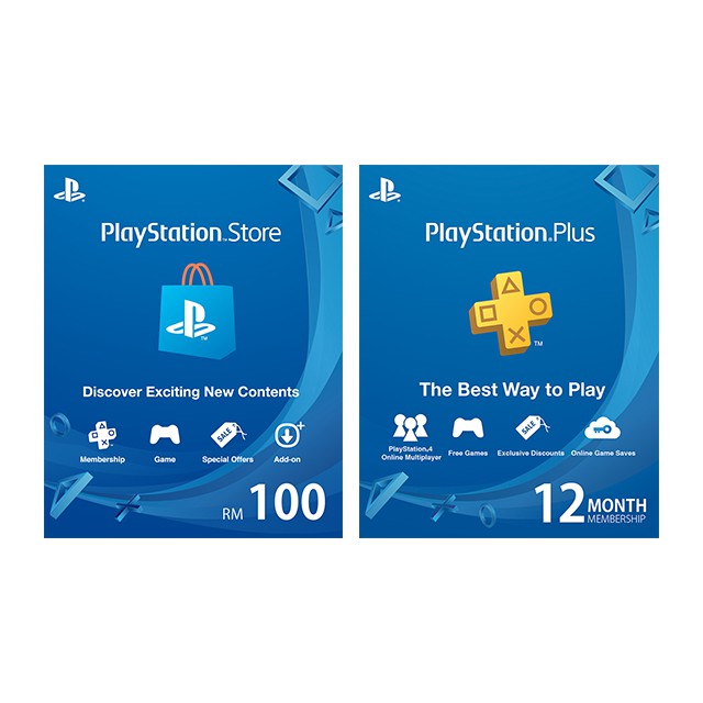 Psn Wallet Malaysia Rm100 Rm250 Sony Playstation My Ps Plus 3 Month 12 Month Prepare Card Reload Shopee Malaysia