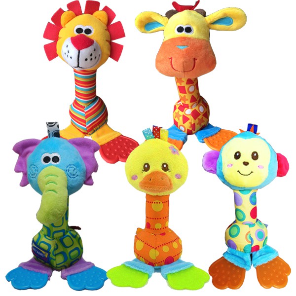 baby rattles and squeeze toys