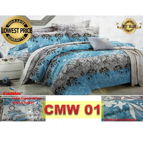 Limited Cadar Patchwork Set 3 IN 1 Bed Sheet [ QUEEN ] SIRI 1 WALI