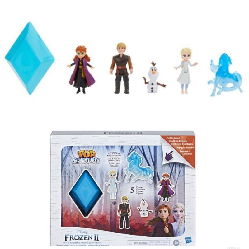 Disney Frozen 5 Dolls in Storybook style Peel and Reveal Pack, Toy Inspired by Disney's Frozen 2