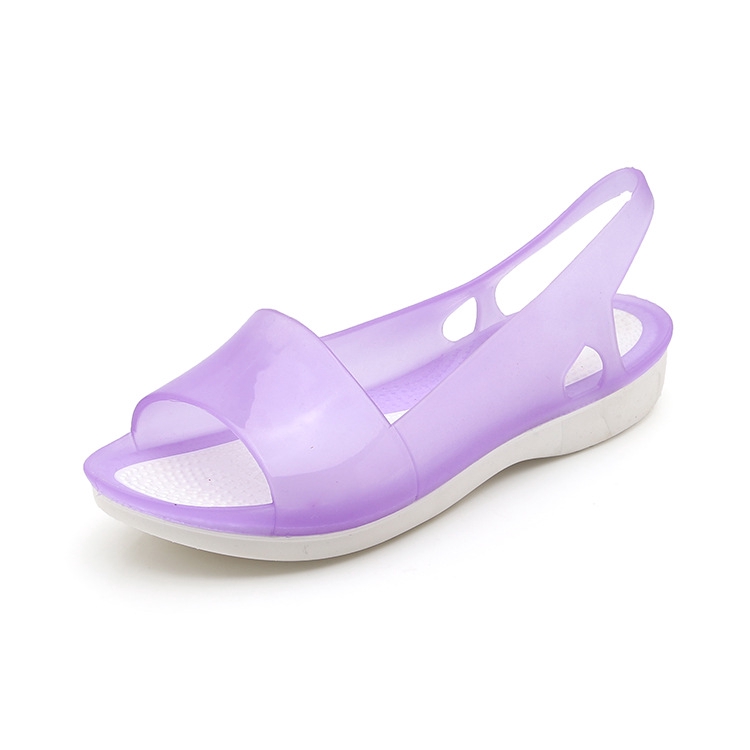 2019 Summer Women S Sandals Comfortable Plastic Flat Fish Mouth