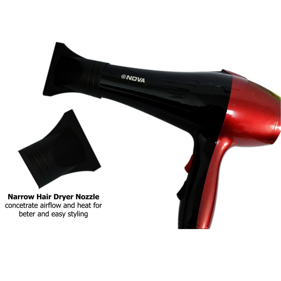 Nova Professional Fashion Hair Dryer 2200W / Pengering Rambut Nova (NV978)  - Dual Function Switch/Big Inlet/ Cord | Shopee Malaysia