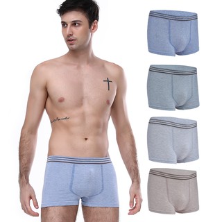 【Ready stock】Large Size Men's Underwear Panties High Quality Cotton Breathable Boxer