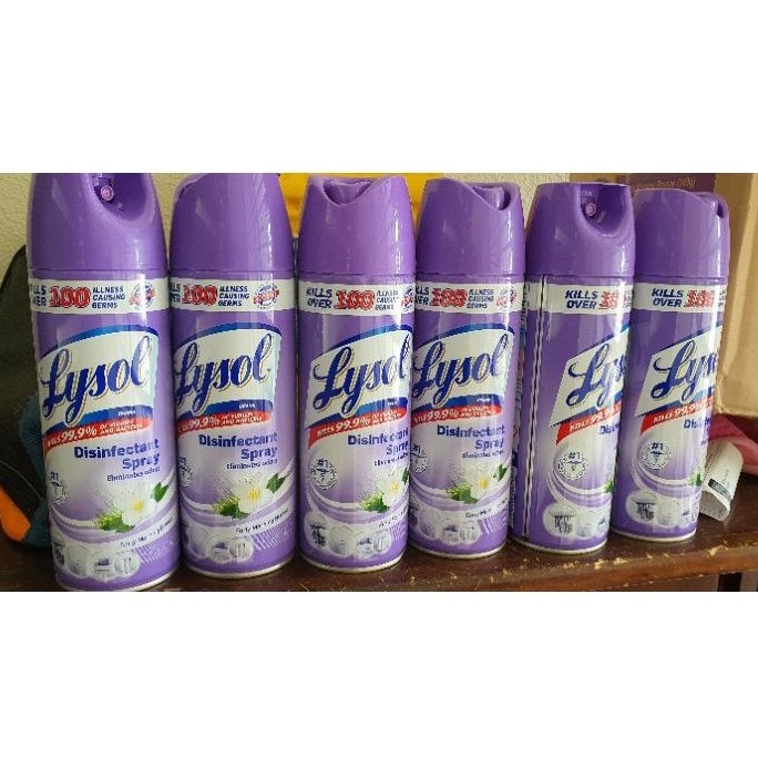 Lysol Disinfectant Spray 340ml kills viruses and bacteria | Shopee Malaysia