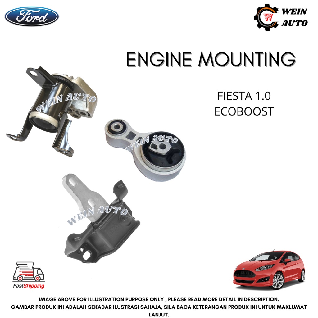 FORD GENUINE ENGINE MOUNTING FOR FORD FIESTA 1.0 ECOBOOST Shopee Malaysia