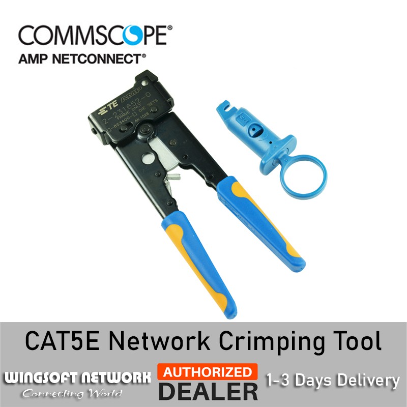 COMMSCOPE AMP CAT5e Network Crimping Tool (22316521) Shopee Malaysia