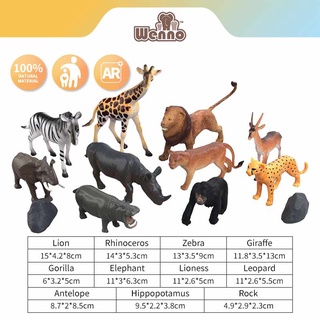 Wenno x Animal Planet 12pcs Wild Animals in window box Educational  Realistic Plastic Animal Toys Collection for Kids | Shopee Malaysia
