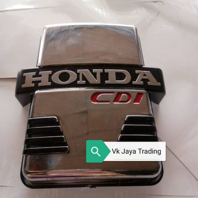 Honda C70 CDI/GBO emblem depan/batch keras (chrome setting ada 