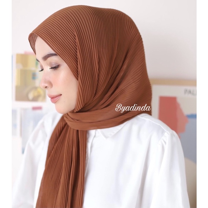 Pashmina plisket