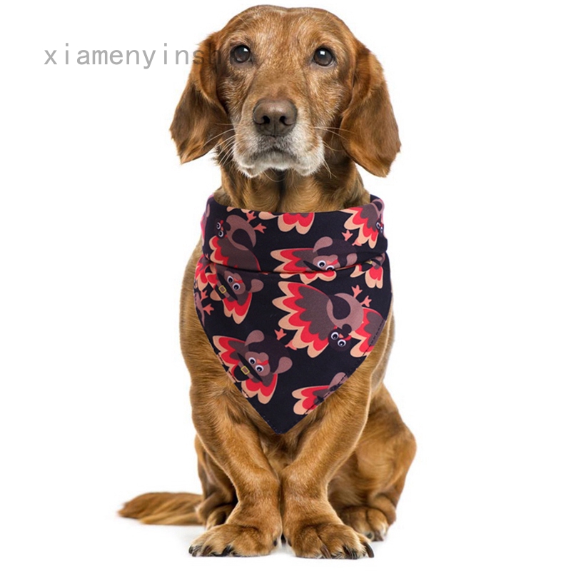 thanksgiving dog scarf