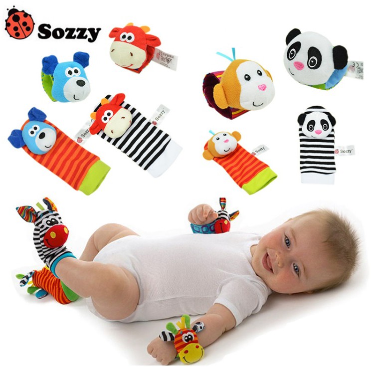 baby hand foot rattles