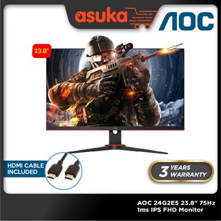 Aoc 23 8 24g2e5 1ms 75hz Fhd Freesync Gaming Monitor Shopee Malaysia