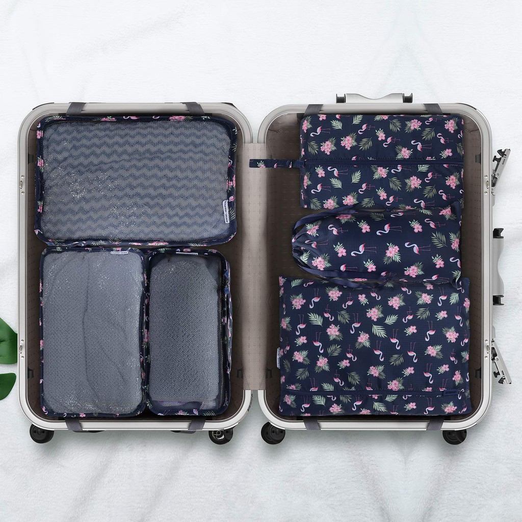 luggage with organizers