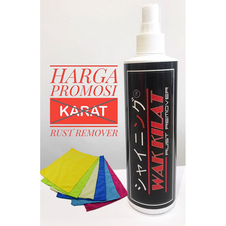 Menghilangkan Karat Pada Rim Mototsikal Kereta By Rust Remover Wak Kilat Free Gift Shopee Malaysia