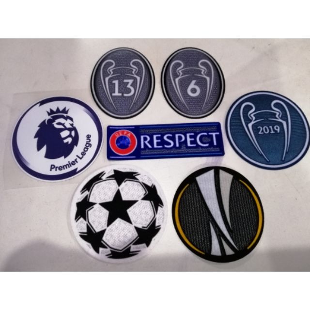 Patch Jersey EPL, UCL, UEL | Shopee 