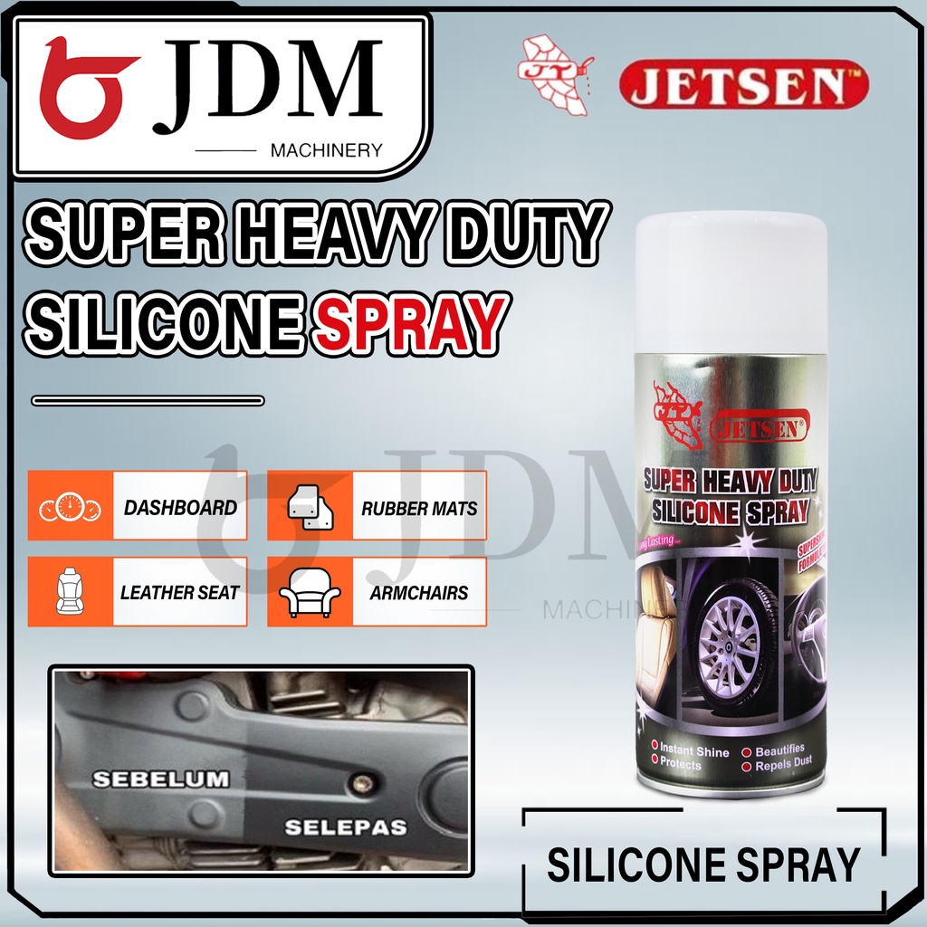 JDM JETSEN Silicone Spray - Super Heavy Duty Silicone Spray 400ML ...