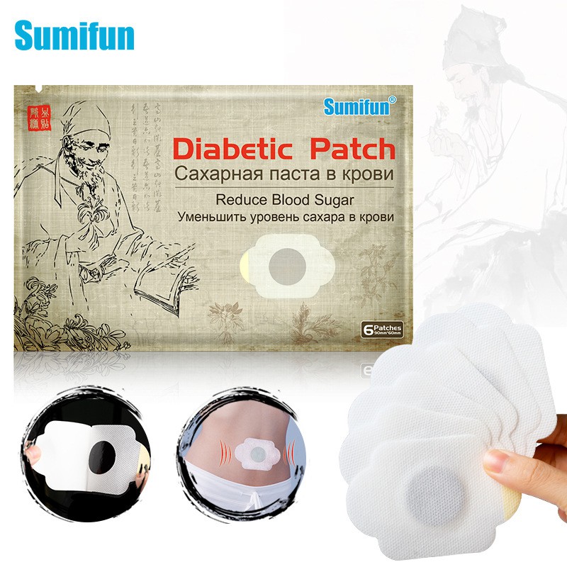 6Pcs/bag Unisex Slim Patch Sumifun Diabetic Patch | Shopee ...