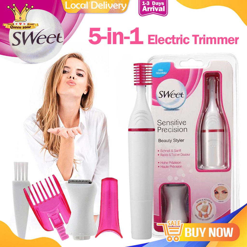 Electric Hair Remover Bikini Eyebrow Trimmer Epilator Underarm Hair Removal Shaver Multi-functional Shaving Machine