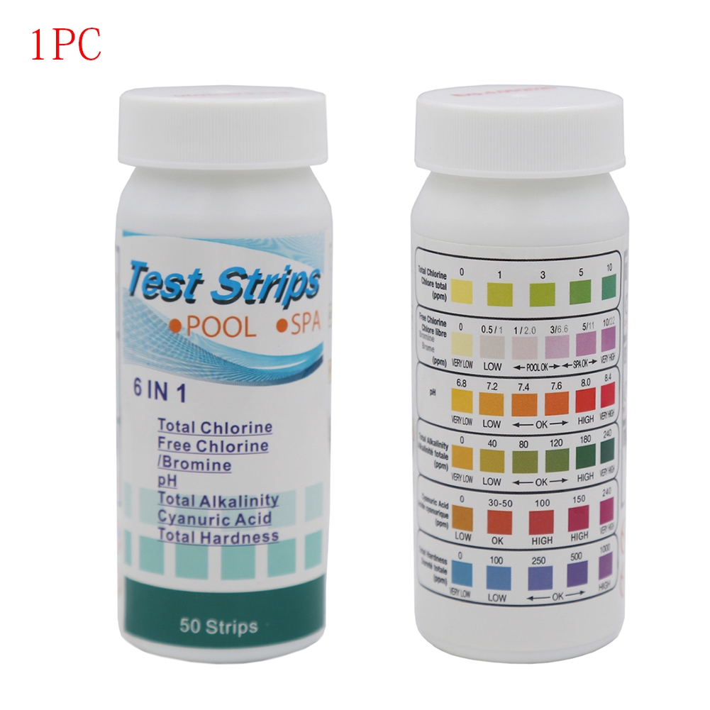 How To Read A Pool Test Strip Color Chart Clorox® Poolandspa™ In Swimming Pool Bromine Spa 4223