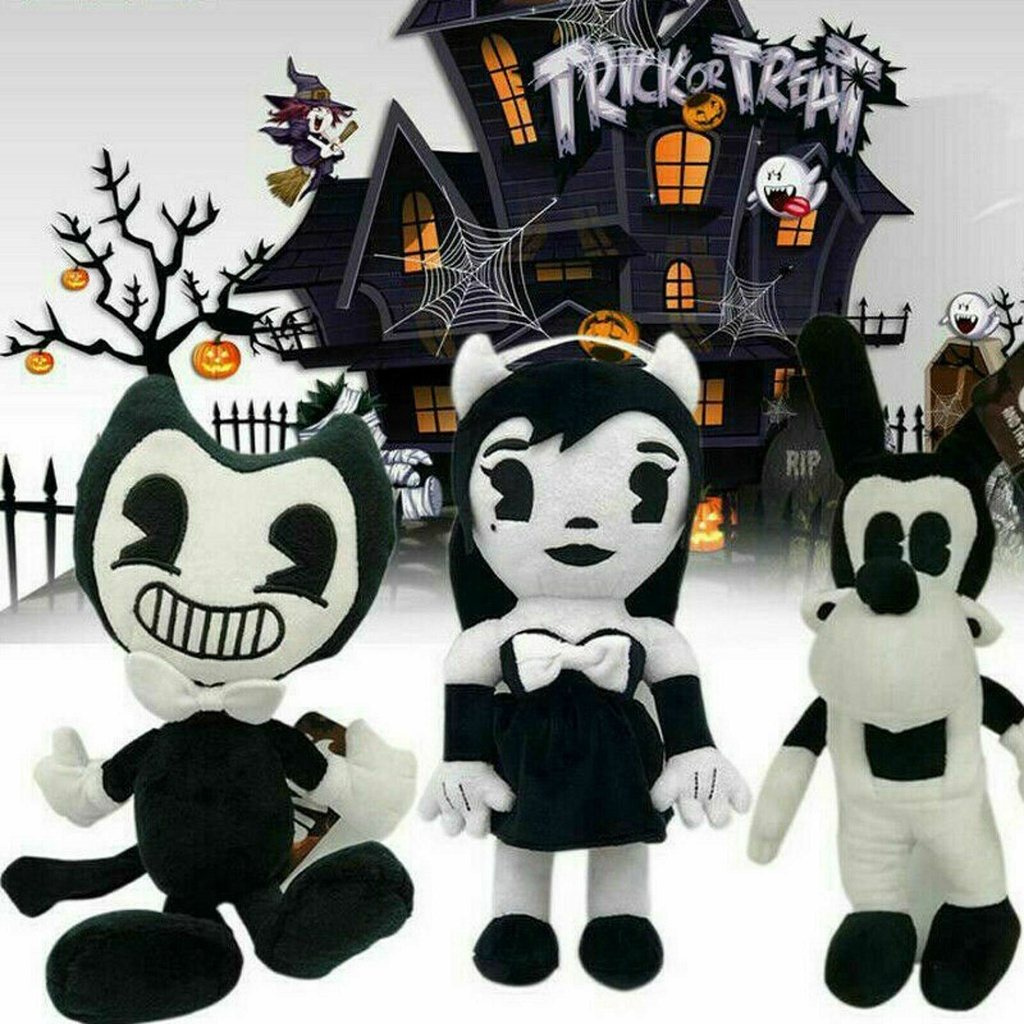 Bendy And The Ink Machine Boris Bendy Alice Figure Stuffed Doll Plush ...