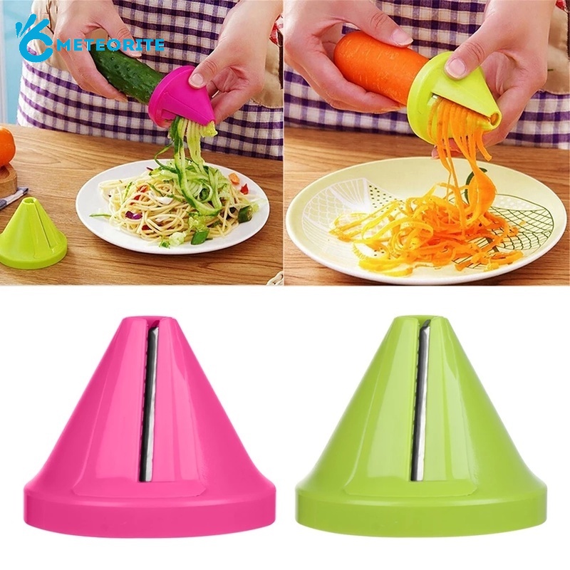 Multifunction Fruit Vegetable Spiral Shredder/ Manual Potato Carrot Radish Peeler/ Kitchen Rotating Grater