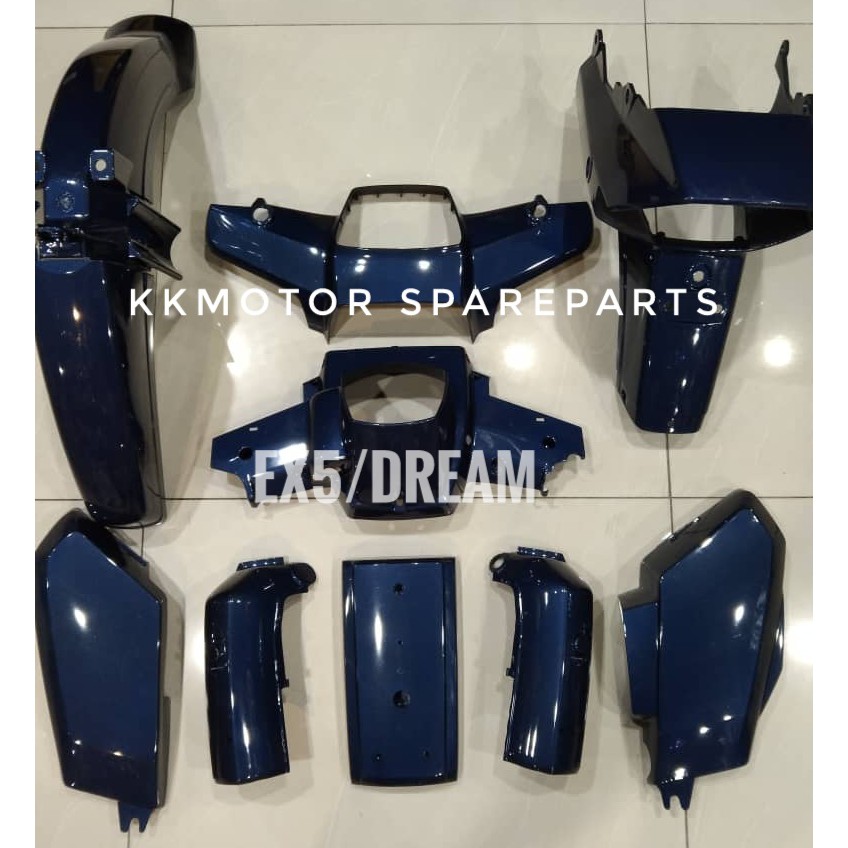 Honda Ex5 High Power Ex5 Dream Cover Set Coverset Buatan Malaysia Shopee Malaysia