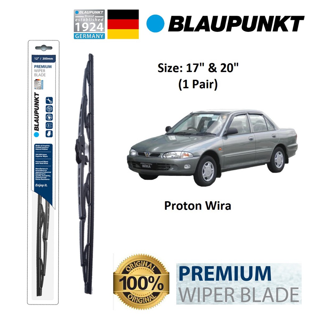 Proton Wira Wiper Blade Blaupunkt Germany Brand Premium Car Wiper Blade Compatible With All U Hook Type Shopee Malaysia