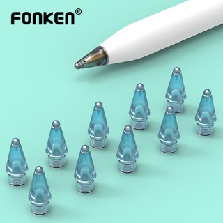 Fonken Replacement Tip for Apple Pencil Gen 1/2 iPad Stylus Pen Nib Clear Stylus Replacement Pen Tip Stylus Pen ipad Accessories
