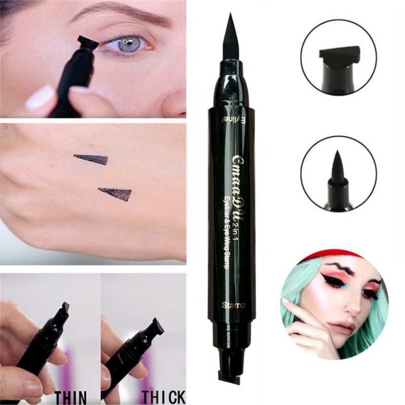 Không sợ být vón cục khi đang kẻ mắt vì Waterproof Long-lasting Quick Dry Eyeliner Pen No Blooming... chính là giải pháp hoàn hảo cho bạn. Vừa giúp bạn tạo nên đường kẻ mắt mịn màng và đẹp mắt, sản phẩm còn có khả năng chống nước, lâu trôi và không gây lem nhem, khiến đôi mắt bạn trông tươi sáng suốt cả ngày dài.