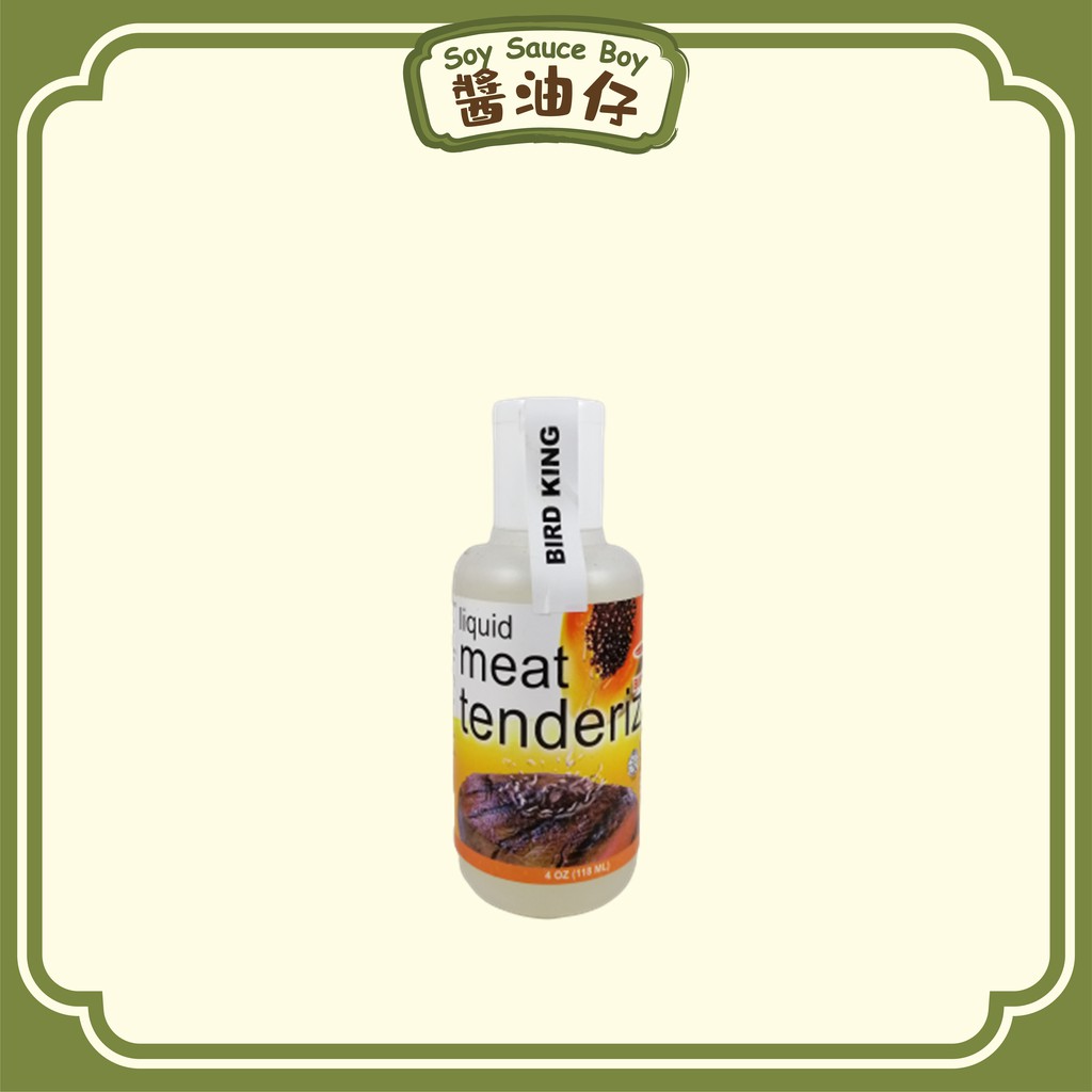 Bird King Liquid Meat Tenderizer 3v tenderizer 松肉汁 木瓜汁 118ml Shopee
