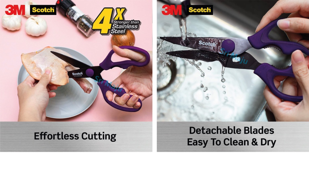 3M Introduces Scotch™ Anti-Bacterial Premium Kitchen Scissors and Scotch™  Detachable Titanium Kitchen Scissors that Prevent Cross-Contamination  During Food Preparation - Mini Me Insights