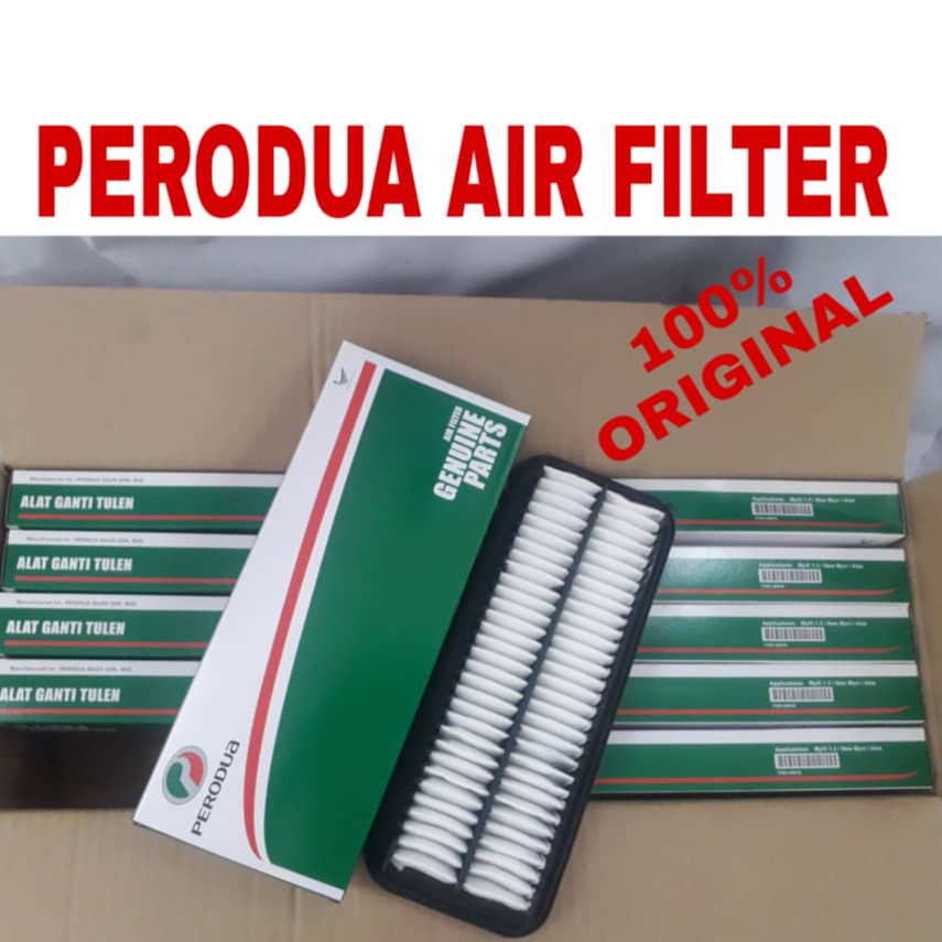 (100 Original) Perodua Air Filter Myvi & Myvi Lagi Best 1.3&1.5