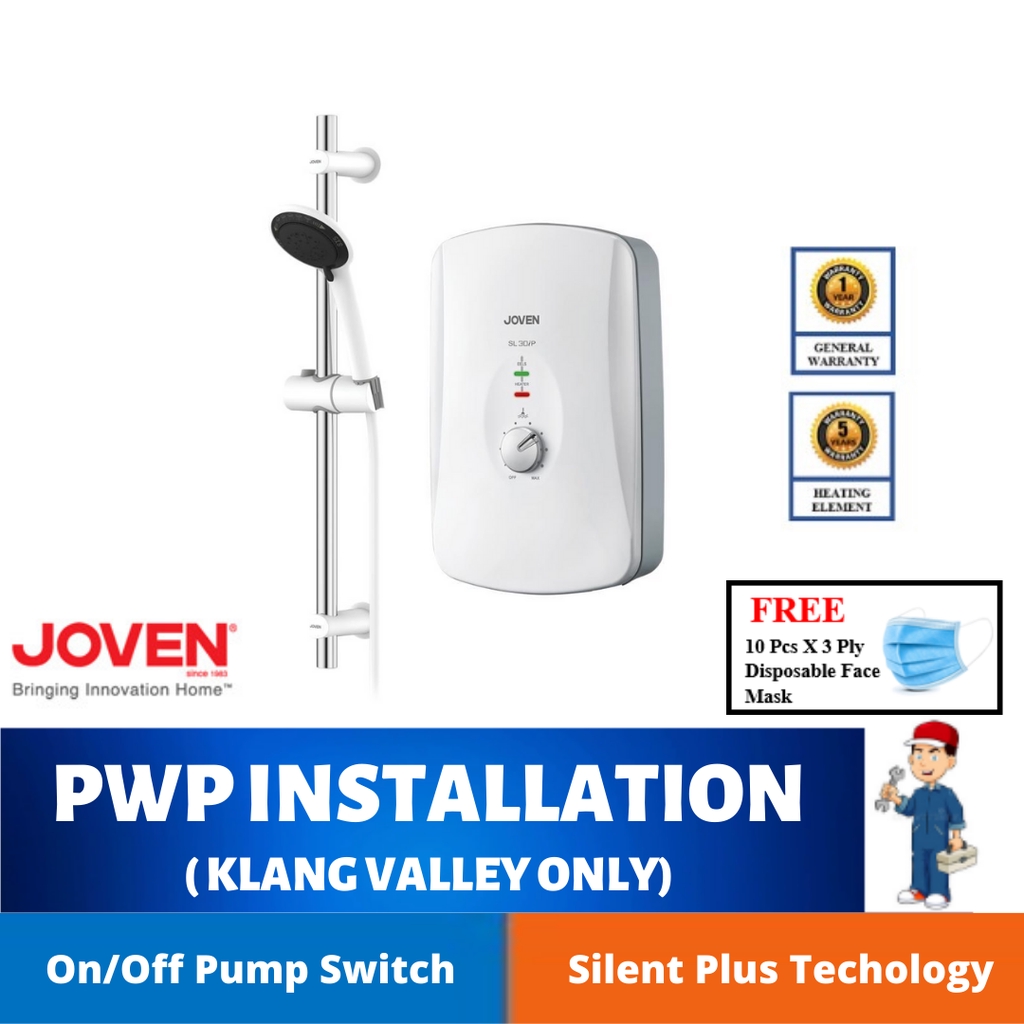 Joven SL30IP (NEW) Instant Shower Water Heater with INVERTER DC Silent