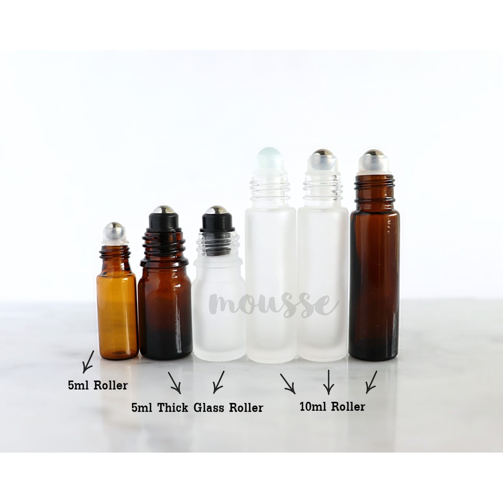 Download 10ml Frosted Amber Glass Roller Bottle With Metal Roll On Insert Black Caps Shopee Malaysia Yellowimages Mockups