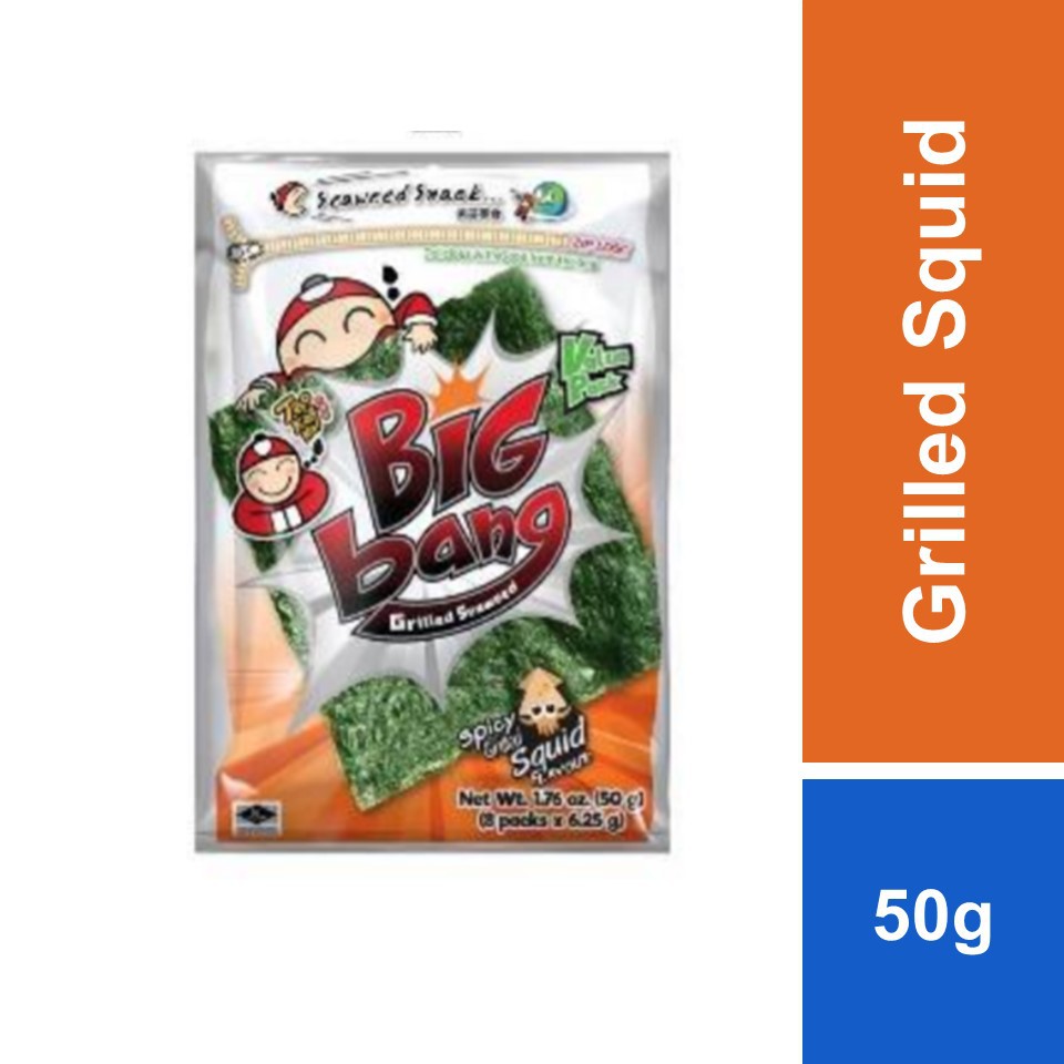 Taokaenoi Big Bang Grilled Seaweed Grilled Squid 50g