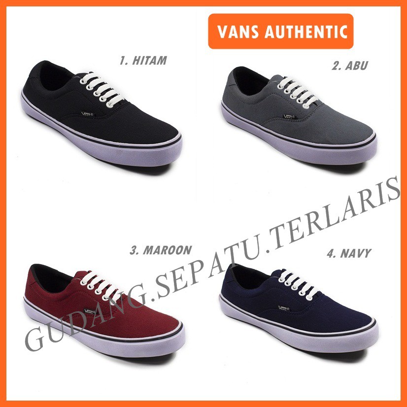 vans authentic material